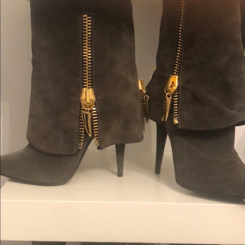 Giuseppe Zanotti Suede Ankle Boots